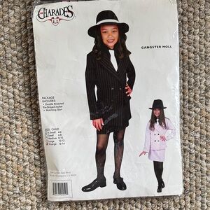 Black and Pink jacket and skirt Girls XL Costume new with tags